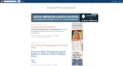 Desktop Screenshot of parappanangadi.blogspot.com