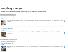 Tablet Screenshot of everything-is-design.blogspot.com