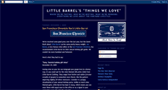 Desktop Screenshot of littlebarrel.blogspot.com