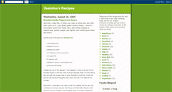 Desktop Screenshot of jasminesrecipes.blogspot.com