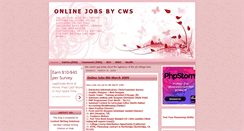 Desktop Screenshot of cws-onlinejobs.blogspot.com