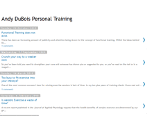 Tablet Screenshot of andydubois-personaltraining.blogspot.com