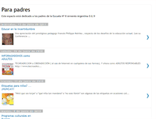 Tablet Screenshot of biblioteca8de9-padres.blogspot.com