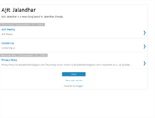 Tablet Screenshot of ajitjalandhar.blogspot.com