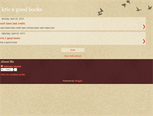 Tablet Screenshot of krisngoodbooks.blogspot.com