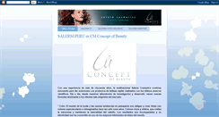 Desktop Screenshot of cmconceptofbeauty.blogspot.com