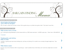 Tablet Screenshot of bargainfindingmama.blogspot.com