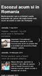 Mobile Screenshot of escozul-romania.blogspot.com