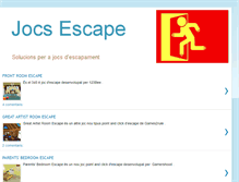 Tablet Screenshot of jocsescape.blogspot.com