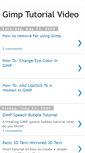 Mobile Screenshot of gimp-tutorial-video.blogspot.com