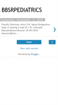 Mobile Screenshot of bbsrpediatrics.blogspot.com