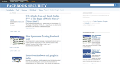 Desktop Screenshot of facebooksecurity.blogspot.com