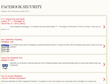 Tablet Screenshot of facebooksecurity.blogspot.com