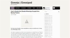 Desktop Screenshot of gossipad.blogspot.com