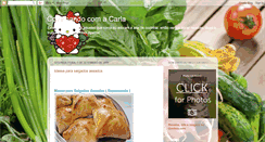 Desktop Screenshot of cozinhadacarla.blogspot.com