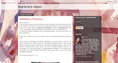 Desktop Screenshot of marlenes-ideen.blogspot.com