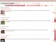 Tablet Screenshot of marlenes-ideen.blogspot.com