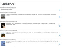 Tablet Screenshot of fuglesiden.blogspot.com
