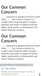 Mobile Screenshot of ourcommonconcern.blogspot.com