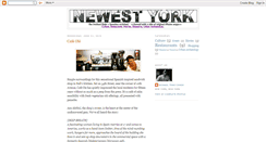 Desktop Screenshot of newestyork.blogspot.com