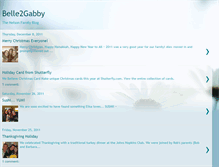 Tablet Screenshot of belle2gabby.blogspot.com