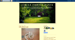 Desktop Screenshot of circlefireflydance.blogspot.com