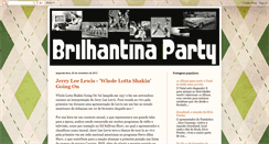 Desktop Screenshot of brilhantinaparty.blogspot.com