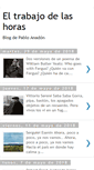 Mobile Screenshot of eltrabajodelashoras.blogspot.com