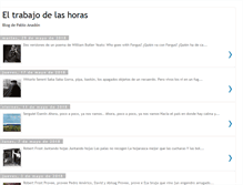 Tablet Screenshot of eltrabajodelashoras.blogspot.com