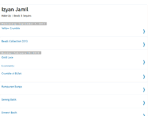 Tablet Screenshot of izyanbutikspa.blogspot.com