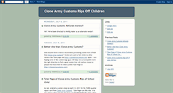 Desktop Screenshot of clonearmycustomssucks.blogspot.com