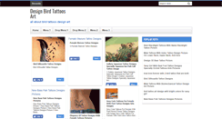 Desktop Screenshot of design-bird-tattoos-art.blogspot.com
