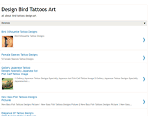 Tablet Screenshot of design-bird-tattoos-art.blogspot.com