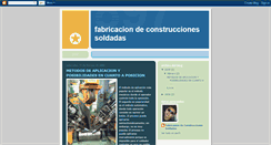 Desktop Screenshot of fabricasiondeconstruccionessoldadas.blogspot.com