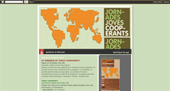 Desktop Screenshot of jornadajovescooperants.blogspot.com