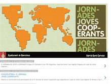 Tablet Screenshot of jornadajovescooperants.blogspot.com