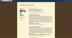 Desktop Screenshot of nepalimoralstories.blogspot.com