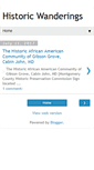 Mobile Screenshot of historicwanderings.blogspot.com