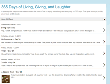 Tablet Screenshot of 365daysoflivinggivingandlaughter.blogspot.com