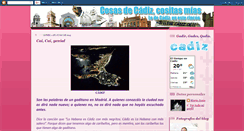 Desktop Screenshot of cosasdecadizcositasmias.blogspot.com