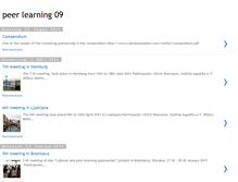 Tablet Screenshot of peerlearning09.blogspot.com