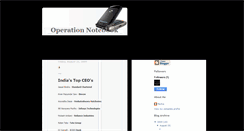 Desktop Screenshot of operation-notebook.blogspot.com