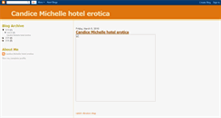 Desktop Screenshot of candicemichellehotelerotica.blogspot.com