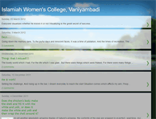 Tablet Screenshot of islamiahwomenscollege.blogspot.com