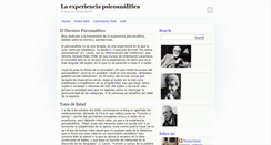 Desktop Screenshot of experienciapsicoanalitica.blogspot.com