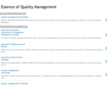 Tablet Screenshot of essenceofqualitymanagement.blogspot.com