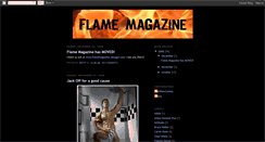 Desktop Screenshot of flamemagazine.blogspot.com