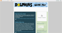 Desktop Screenshot of dolphinswaterpolocanada.blogspot.com