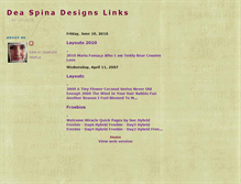 Tablet Screenshot of deaspinalinks.blogspot.com