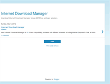 Tablet Screenshot of internetdownloadmanageridman.blogspot.com